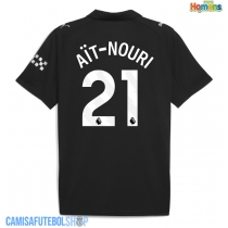 Camisa de time de futebol Manchester City Rayan Ait-Nouri #21 Replicas 2º Equipamento 2025-26 Manga Curta